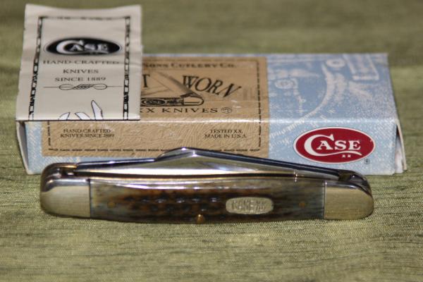 Vintage 1998 Case XX 6347 SS Stockman Bone Pocket worn knife NIB (#47) Vintage 1998 Case XX 6347 SS Stockman Bone Pocket worn knife NIB (#47)
