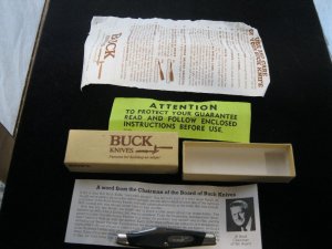 Buck 309 Companion Stockman Knife New in Box with all papers Stk #083