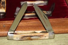 Hen & Rooster Bertram Cutlery Solingen Germany Fools Gold Corelon 173FG Stockman Knife