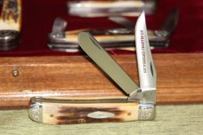 Hen & Rooster Bertram Cutlery Solingen Germany Fools Gold Corelon 173FG Stockman Knife
