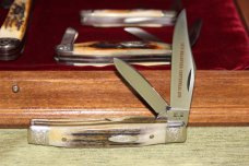 Hen & Rooster Bertram Cutlery Solingen Germany Fools Gold Corelon 173FG Stockman Knife