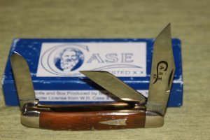Vintage 1997 Case XX Classic 6340 Big Stockman Honeybone Handles serial #632 NIB (#54)