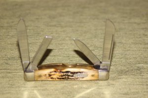 Vintage 2002 Case XX 6.54052 Congress Bone Stag Knife (#55)