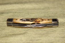 Hen & Rooster Bertram Cutlery Solingen Germany 160th Anniversary Stag 313 DS Stockman Knife c.2005