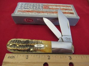 Case XX 2019 Bone Stag Barlow Pattern # 6.52009 1/2 SS
