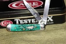 Vintage 2003 Case XX 62154 Small Trapper Jade bone #19 Knife (#100) Vintage 2003 Case XX 62154 Small Trapper Jade bone #19 Knife (#100)