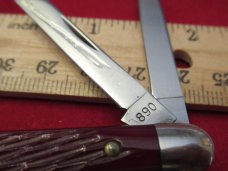 Great Eastern Tidioute Ruby Red Jigged Bone 1 of 25 Pattern # 890310 Great Eastern Tidioute Ruby Red Jigged Bone 1 of 25 Pattern # 890310