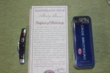Vintage 2003 Case XX 64052 SS Congress Midnight Black bone Historian's knife LTD (#107)