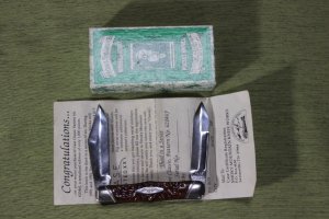 Vintage 1991 Case XX Classic 62046J Jack Bone Sabra blade knife NIB (#59)