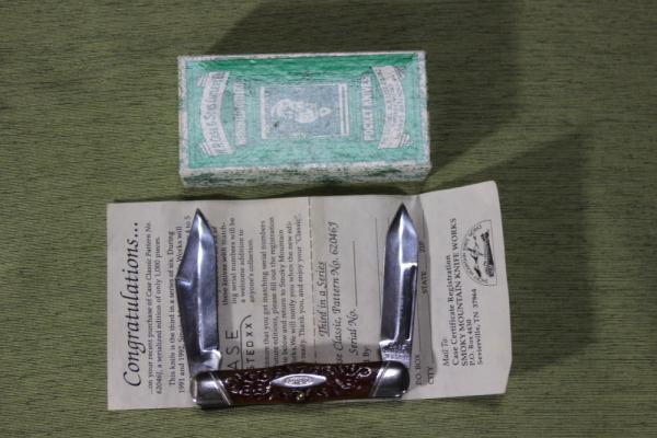Vintage 1991 Case XX Classic 62046J Jack Bone Sabra blade knife NIB (#59)