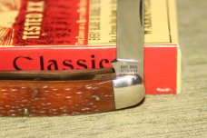 Vintage 1996 Case XX Classic 6340 Large Stockman Etch Bowtie Honey knife serial #306 (#62) Vintage 1996 Case XX Classic 6340 Large Stockman Etch Bowtie Honey knife serial #306 (#62)