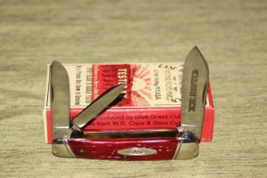 Vintage 1995 Case XX Classic 63046 Whittler Redbone Handle Knife NIB (#68)