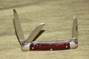 Vintage 1940/1964 Case XX 6318HP Stockman Redbone Knife (#79)