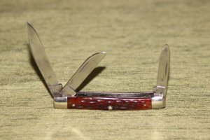 Vintage 1940-1964 Case XX 6333 Stockman Redbone Knife (#82)