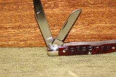 Vintage 1965-1969 Case XX 6327 Stockman Red bone knife (#92)