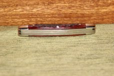 Vintage 1965-1969 Case XX 6327 Stockman Red bone knife (#92)