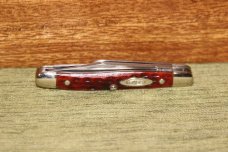 Vintage 1965-1969 Case XX 6327 Stockman Red bone knife (#92)