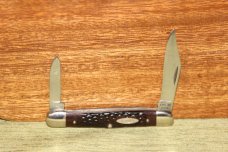 Vintage 1973 Case XX 6208 Half Whittler Red bone knife (#94) Vintage 1973 Case XX 6208 Half Whittler Red bone knife (#94)