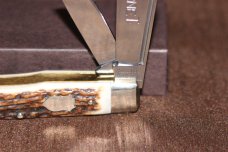 Vintage Simmons Hardware Hornet Big Stockman Stag Knife (#98) Vintage Simmons Hardware Hornet Big Stockman Stag Knife (#98)