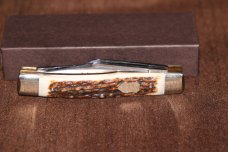 Vintage Simmons Hardware Hornet Big Stockman Stag Knife (#98) Vintage Simmons Hardware Hornet Big Stockman Stag Knife (#98)