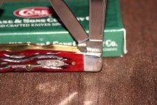 Vintage 2002 Case XX CA-03441 Congress Red oak Wormgroove Knife (#106) Vintage 2002 Case XX CA-03441 Congress Red oak Wormgroove Knife (#106)