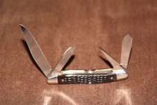 Vintage 1978 Case XX 64047P 4 blade Stockman Red bone punch Knife (#114) Vintage 1978 Case XX 64047P 4 blade Stockman Red bone punch Knife (#114)