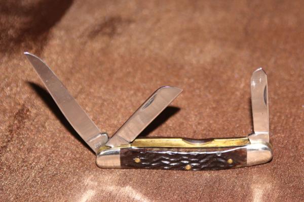 Vintage 1980 Case XX 6318 HP Stockman medium Bone Knife (#117) Vintage 1980 Case XX 6318 HP Stockman medium Bone Knife (#117)