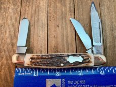 Puma Germany Stainless - A.G. Russel 1974 Luger Pistole 08 Stag Knife - NIB Puma Germany Stainless - A.G. Russel 1974 Luger Pistole 08 Stag Knife - NIB