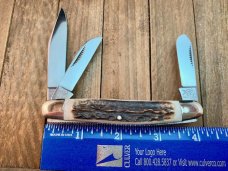 Puma Germany Stainless - A.G. Russel 1974 Luger Pistole 08 Stag Knife - NIB Puma Germany Stainless - A.G. Russel 1974 Luger Pistole 08 Stag Knife - NIB