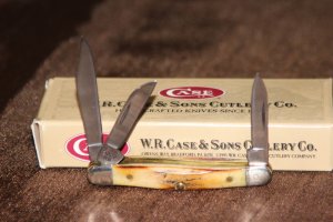 Vintage 1998 Case XX 5327 small Stockman Stag Knife (#119)
