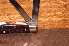 Fight'n Rooster Frank Buster & Son Celebrated Cutlery Germany Stag Canoe Jack Knife Fight'n Rooster Frank Buster & Son Celebrated Cutlery Germany Stag Canoe Jack Knife