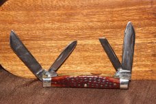 Fight'n Rooster Frank Buster & Son Celebrated Cutlery Germany Stag Muskrat Knife