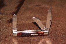 Vintage 1973 Case XX 6392 Stockman red bone Handle Knife (#127) Vintage 1973 Case XX 6392 Stockman red bone Handle Knife (#127)