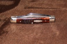 Vintage 1973 Case XX 6392 Stockman red bone Handle Knife (#127) Vintage 1973 Case XX 6392 Stockman red bone Handle Knife (#127)