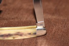 Vintage 1998 Case XX 6347 Stockman Appalosa Purple Bone Handle Knife (#128) Vintage 1998 Case XX 6347 Stockman Appalosa Purple Bone Handle Knife (#128)