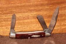 Parker Cut. Co. Japan Abalone Pearl Bob Cat Lockback Knife Parker Cut. Co. Japan Abalone Pearl Bob Cat Lockback Knife