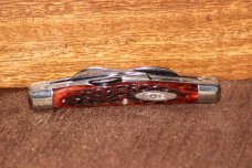 Vinage 1974 Case XX 64052 Congress red bone Knife (#143) Vinage 1974 Case XX 64052 Congress red bone Knife (#143)