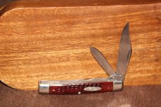 Vintage 1940-1964 Case XX 6292 Jack Red bone knife (#149)