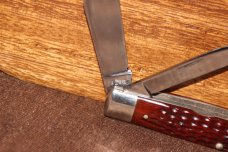 Vintage 1940-1964 Case XX 6292 Jack Red bone knife (#149)