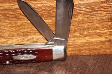 Vintage 1940-1964 Case XX 6292 Jack Red bone knife (#149)
