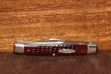 Vintage 1940-1964 Case XX 6292 Jack Red bone knife (#149)