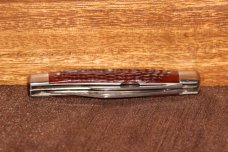 Vintage 1940-1964 Case XX 6292 Jack Red bone knife (#149)