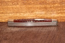 Vintage 1940-1964 Case XX 6292 Jack Red bone knife (#149)