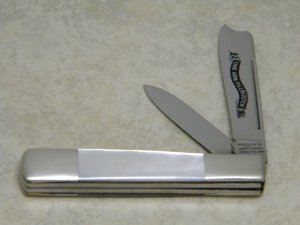 Parker Cut. Co. Surgical Steel Japan Pearl One-Arm Razor Pillbuster Knife