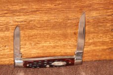 Vintage 1970 Case XX 6233 Pen Bone handle Knife (#156)