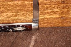 Vintage 1970 Case XX 6233 Pen Bone handle Knife (#156)