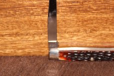 Vintage 1970 Case XX 6233 Pen Bone handle Knife (#156)