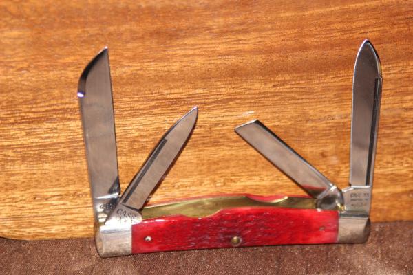 Vintage 1991 Case XX Classic 6488 Congress Red Bone knife (#157) Vintage 1991 Case XX Classic 6488 Congress Red Bone knife (#157)
