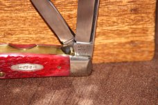 Vintage 1991 Case XX Classic 6488 Congress Red Bone knife (#157) Vintage 1991 Case XX Classic 6488 Congress Red Bone knife (#157)