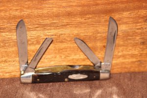 Vintage 1980 cASE xx 64052 Congress Red Bone Knife (#161)